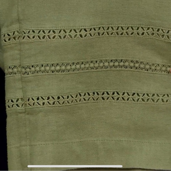 NWT Isaac Mizrahi Live Bridgehampton Linen Nlend Pant 10P - Picture 6 of 7